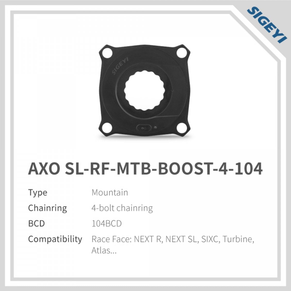 SIGEYI パワーメーター AXO SL-RF-MTB-4-104 (PM017M)