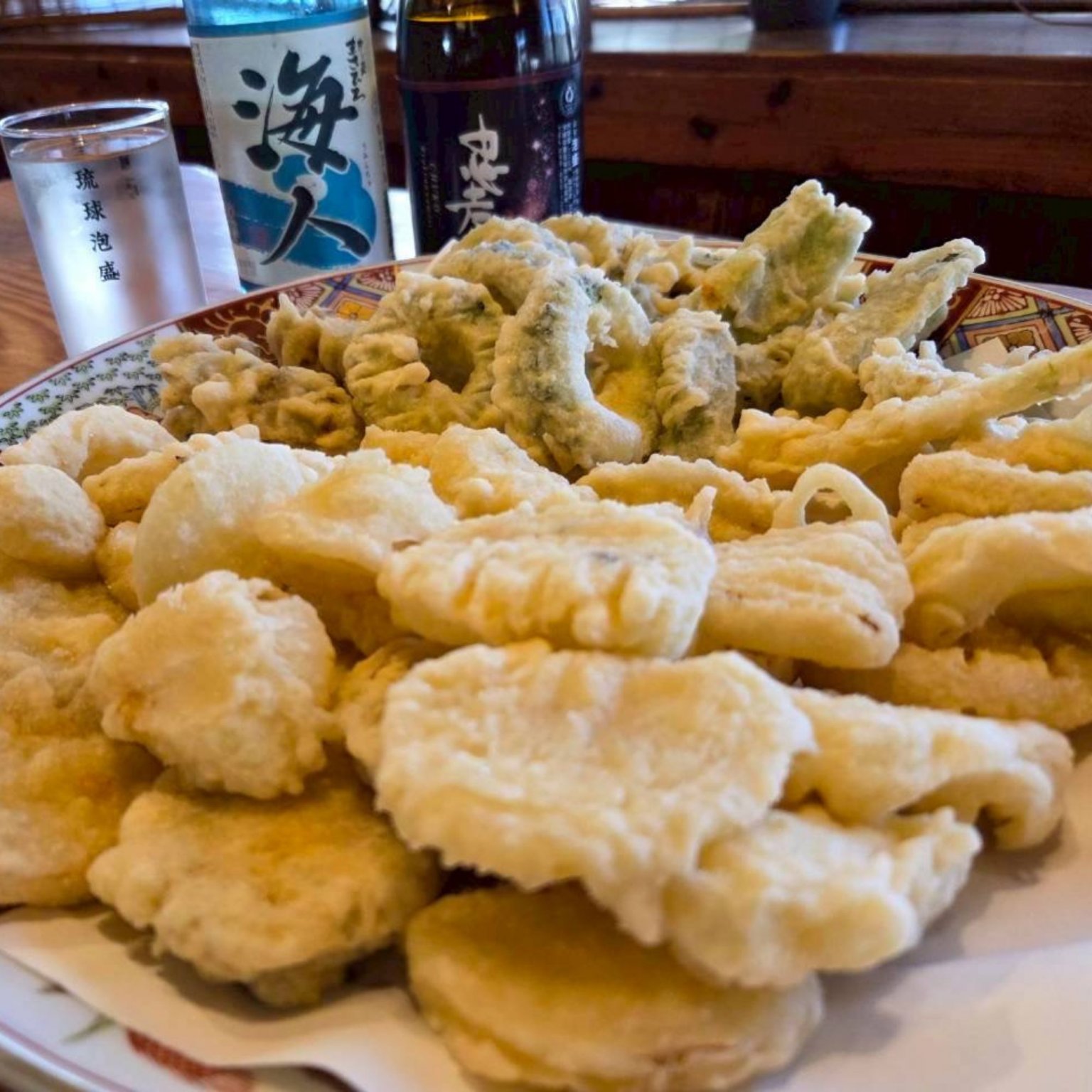 Okinawan Tempura Cooking Class in a Real Local Izakaya
