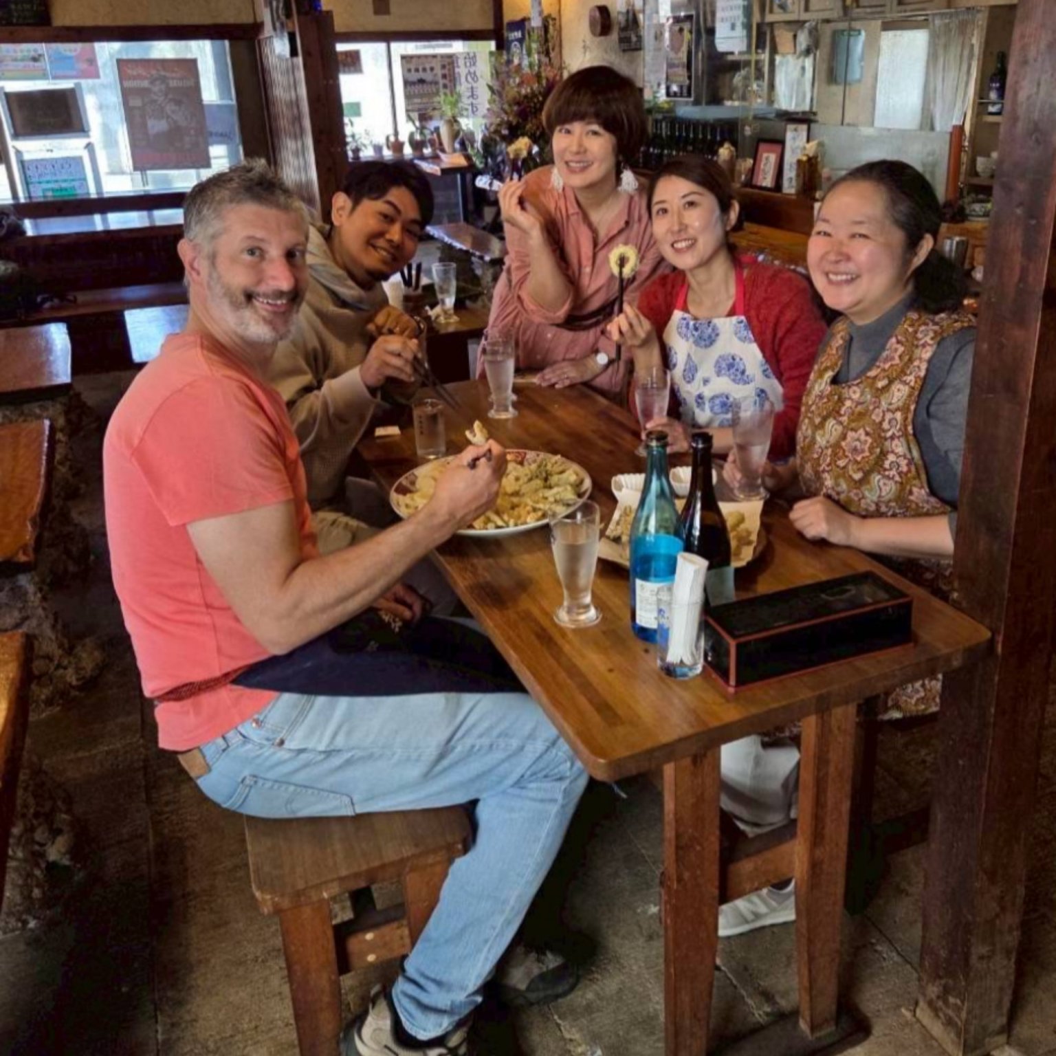 Okinawan Tempura Cooking Class in a Real Local Izakaya