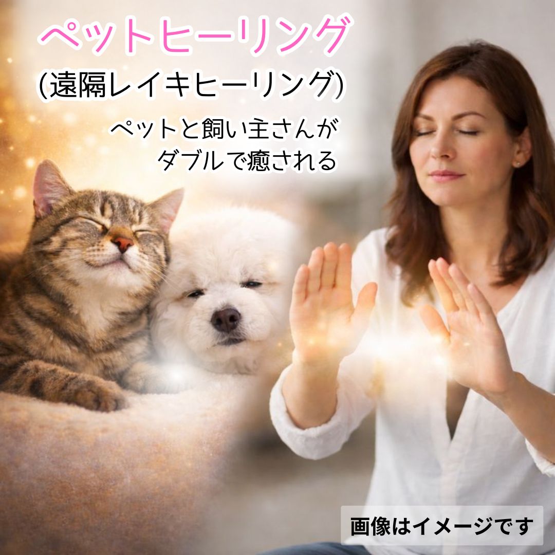 ペットヒーリング (レイキ遠隔ヒーリング・ペットと飼い主さんのための
