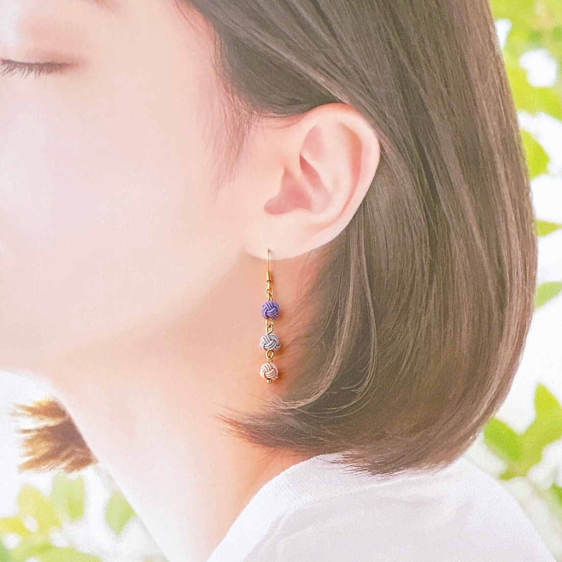 水引ピアス 水引イヤリング 水引アクセサリー 伝統工芸 金属アレルギー