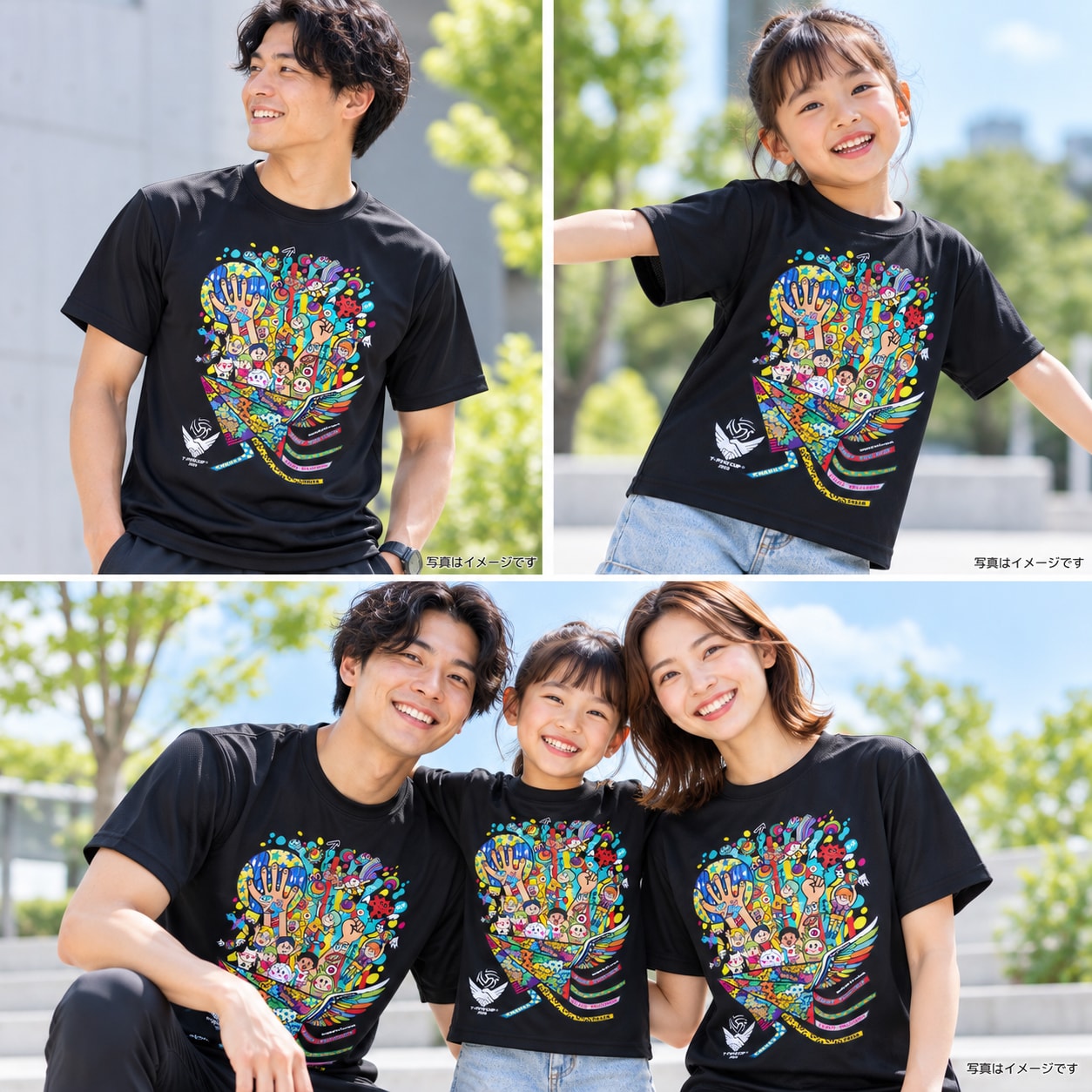 T-FIVE CUP 2026 記念ドライTシャツ｜ブラック