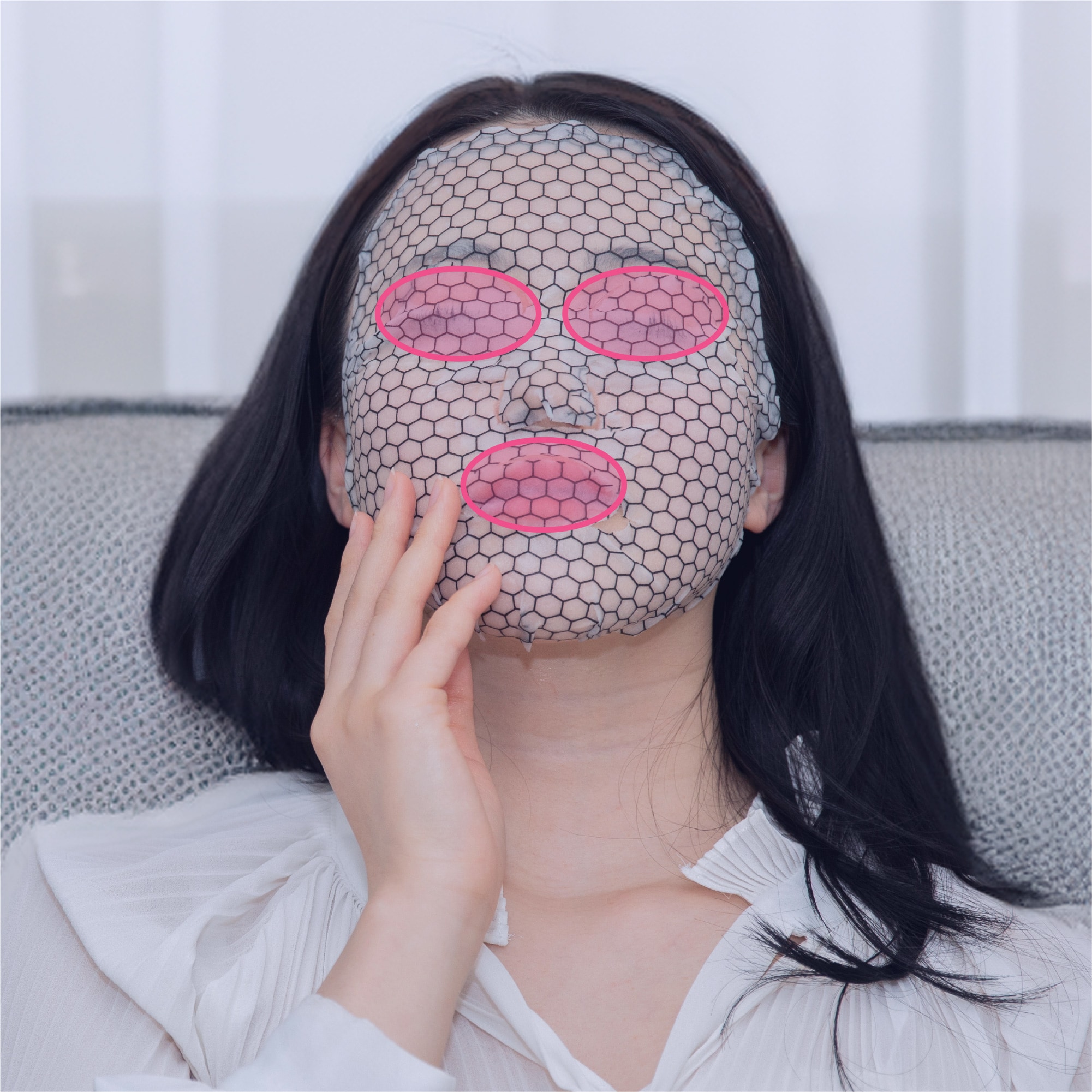 ナチュレリカバー｜美電流マスク（MICRO CURRENT FACE MASK）25mL 5枚入