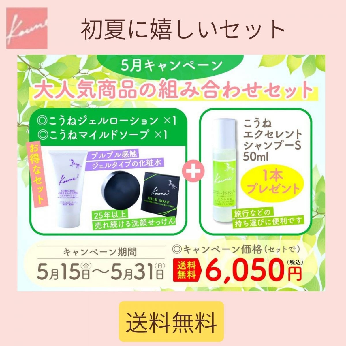 【送料無料&5月限定販売】大人気商品の組み合わせセット