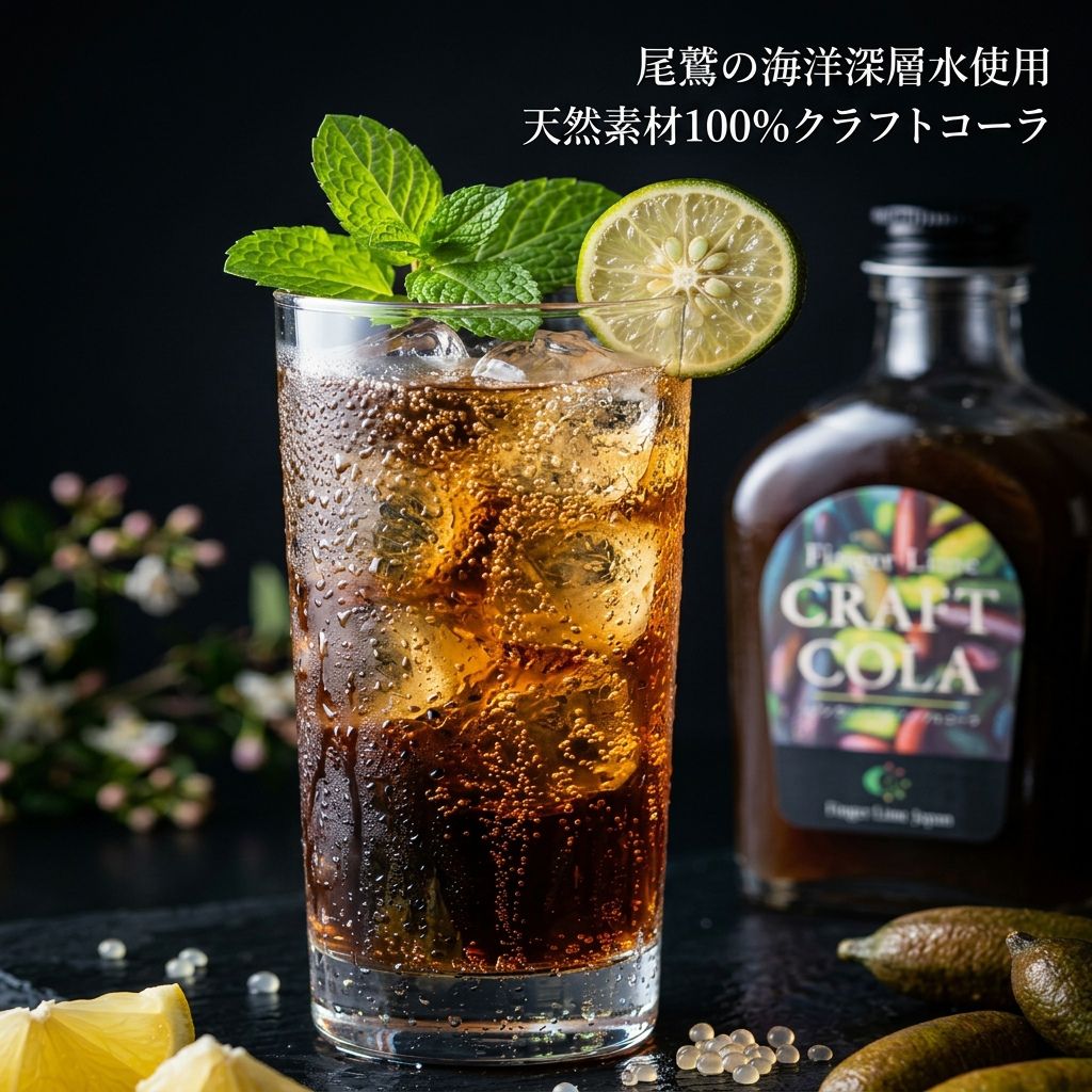 クラフトコーラシロップ（希釈用）｜尾鷲海洋深層水×国産フィンガーライム