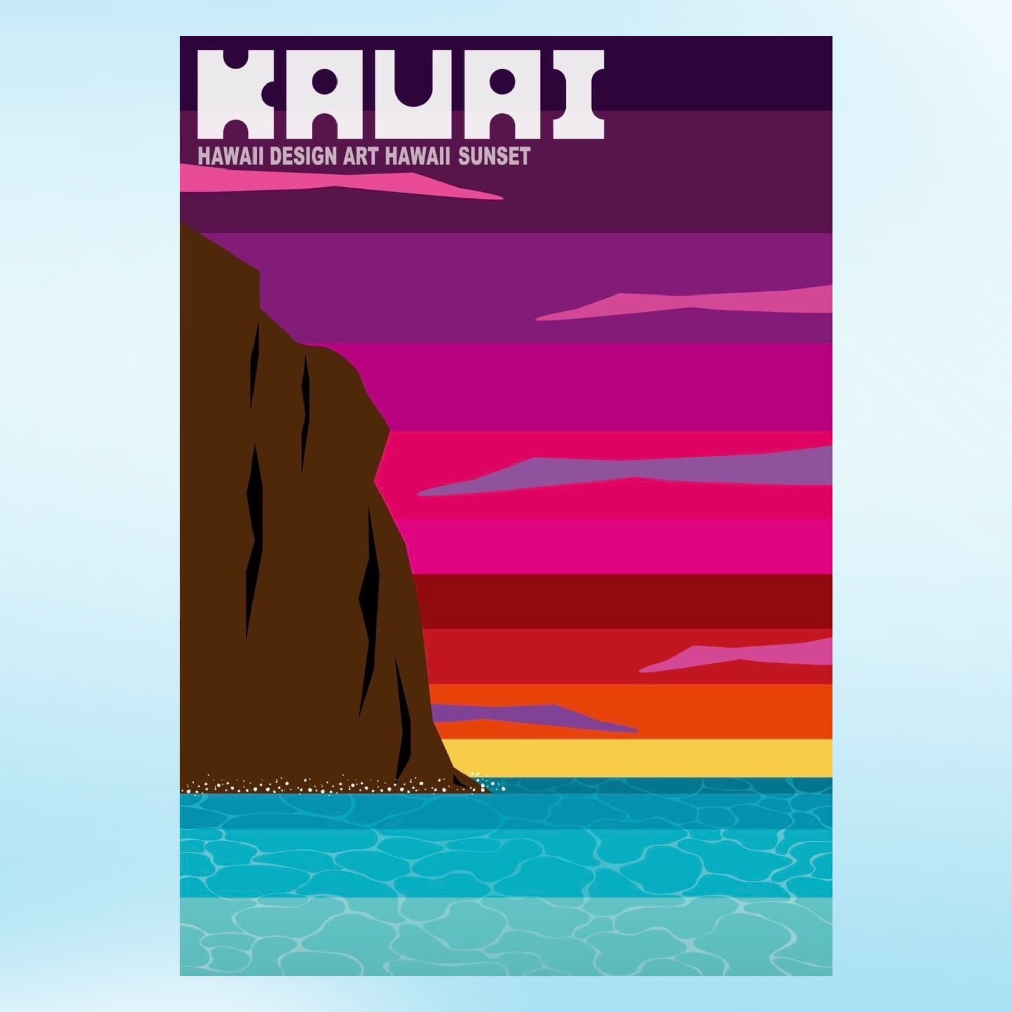 ツクツク!!!限定販売 第一弾】KAUAI｜SHINGIIIIIIキャンバスアート