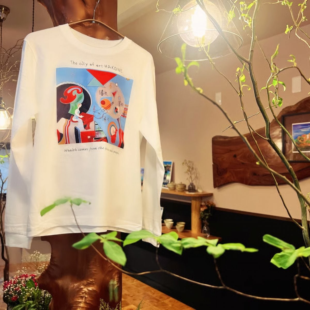 The city of Art HAKONE LONG-SLEEVE COTTON TEE (長袖)