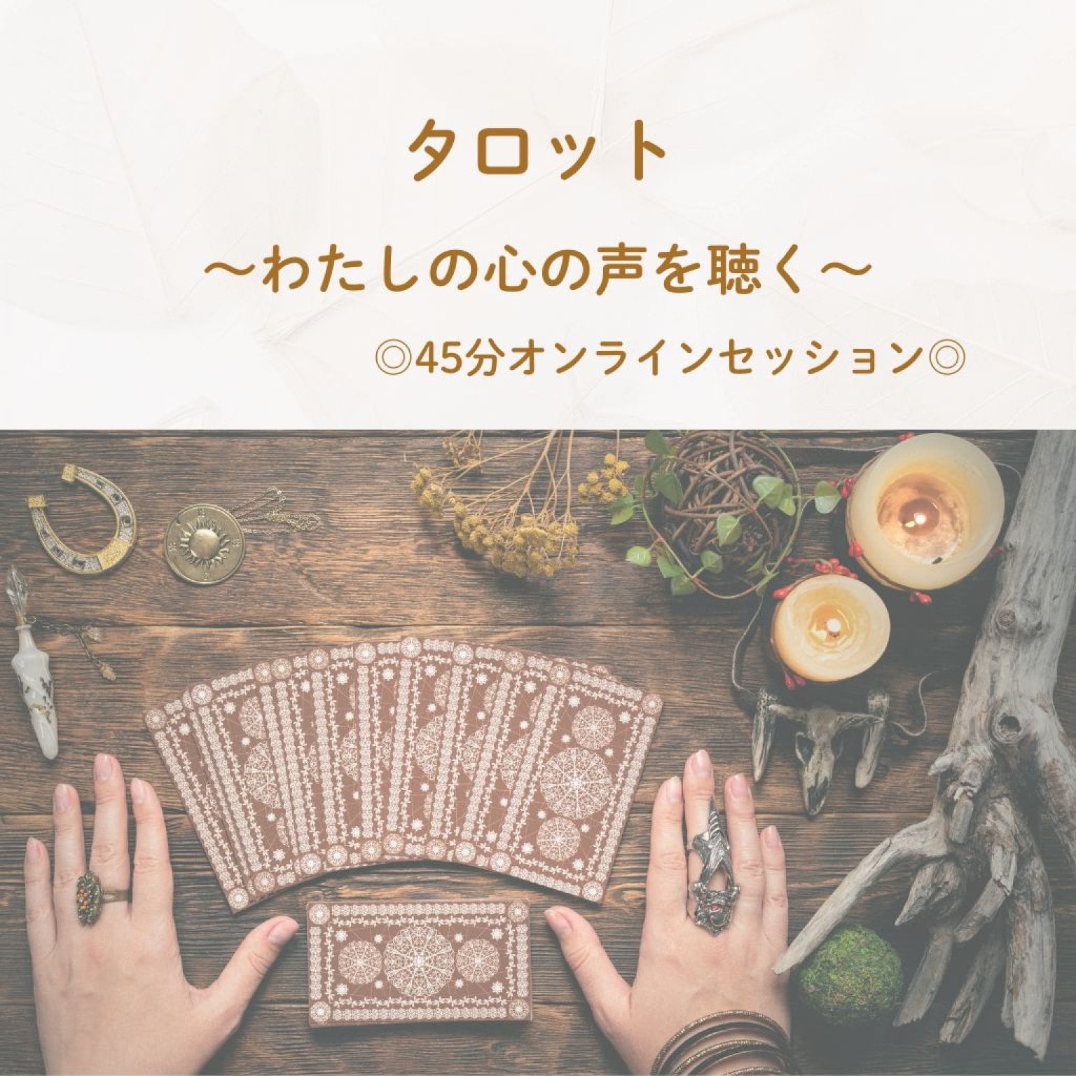 【6ヶ月サポート】60分タロットカウンセリングセッション（全12回）