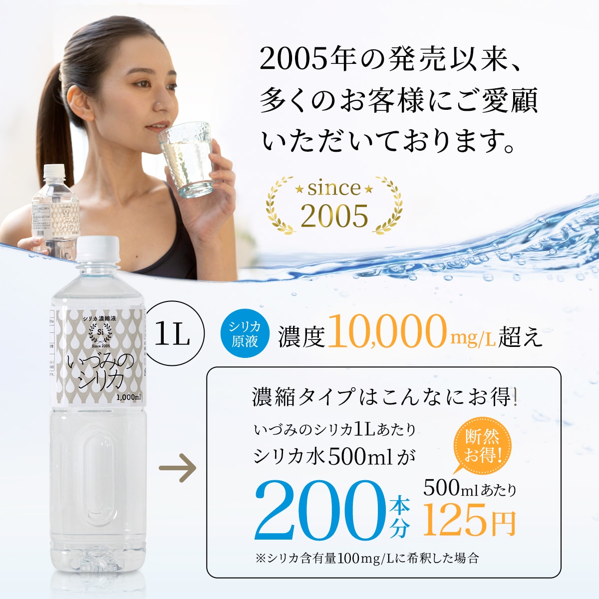 シリカ濃縮液 100ml