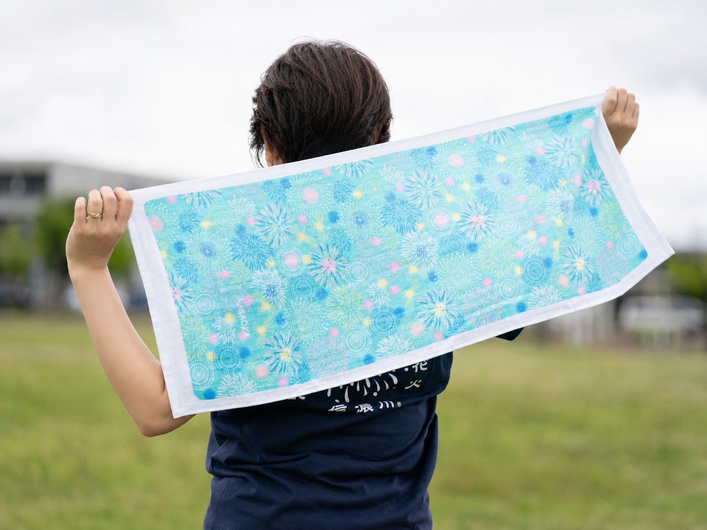 長岡花火手ぬぐいタオル2025/長岡土産/花火グッズ/今治製