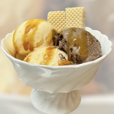 2種のアイスクリーム