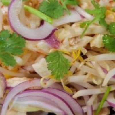 (90)柔らか蒸し鶏バンバンジーサラダ