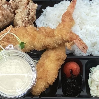 ㉛唐揚げ＆大海老フライ弁当