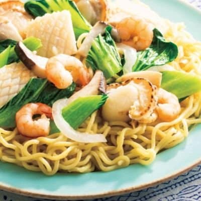 (53)本格海鮮塩焼きそば