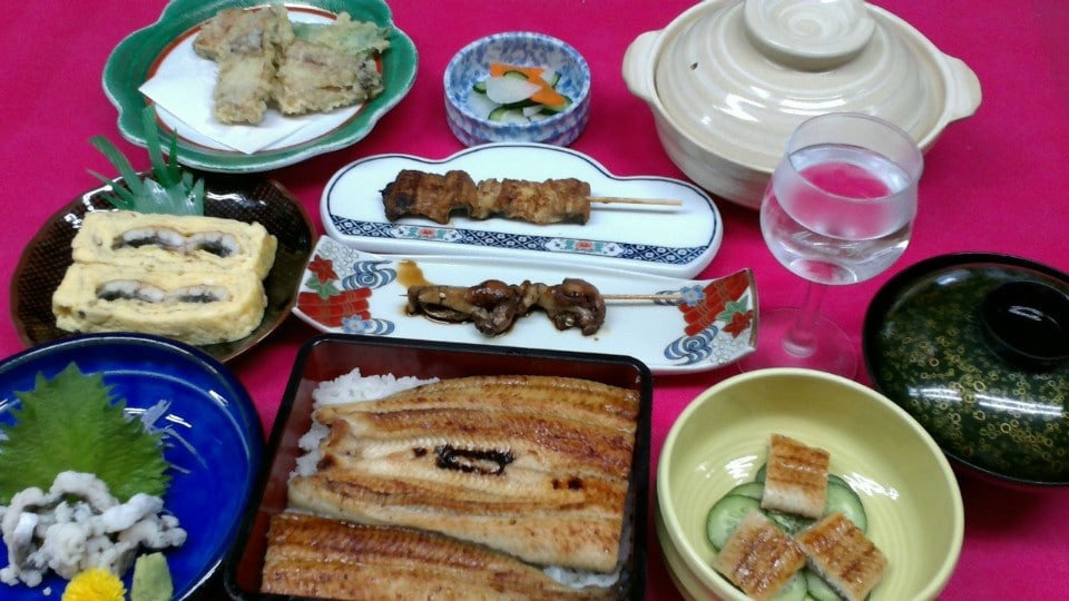 うなぎづくしコース（松）