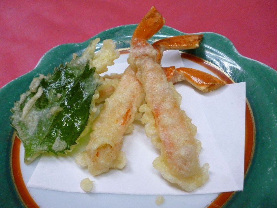 ズワイガニ天婦羅