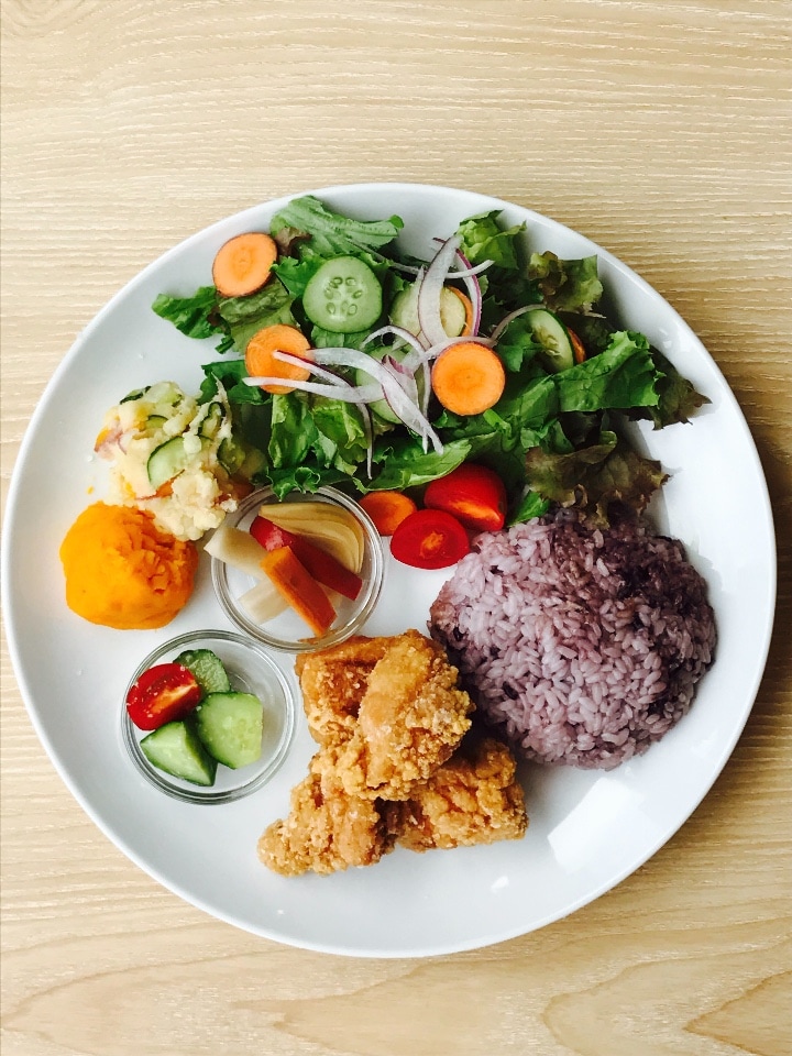 ヘルシーチキン唐揚げプレート