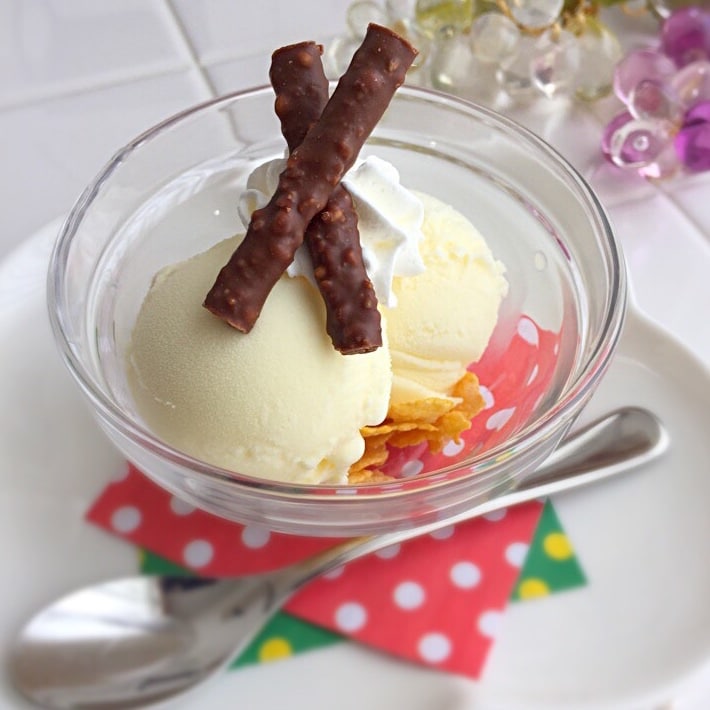 お子様バニラアイス