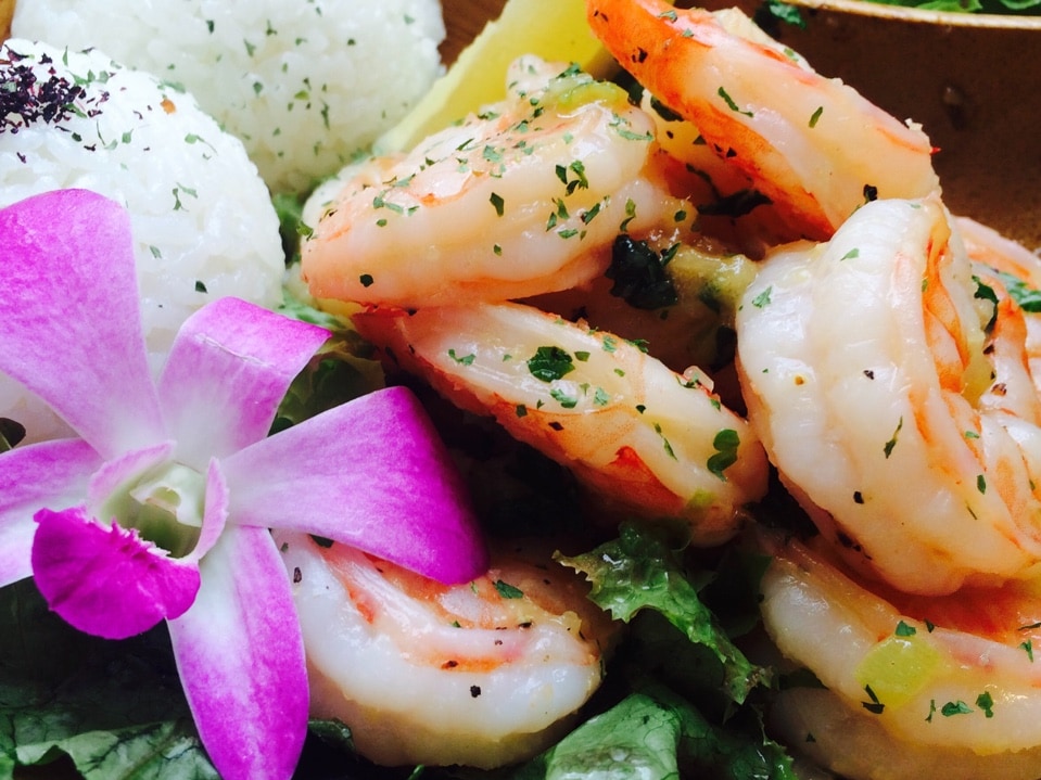 ガーリックシュリンププレート