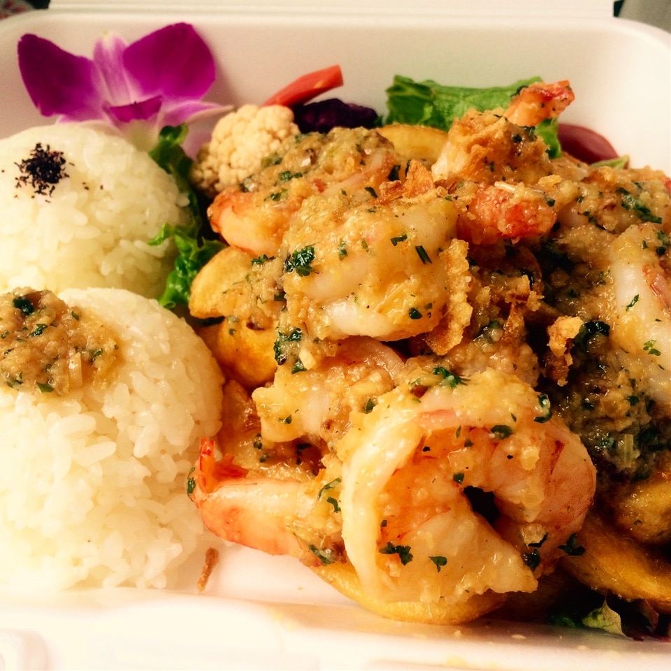 ガーリックシュリンププレート