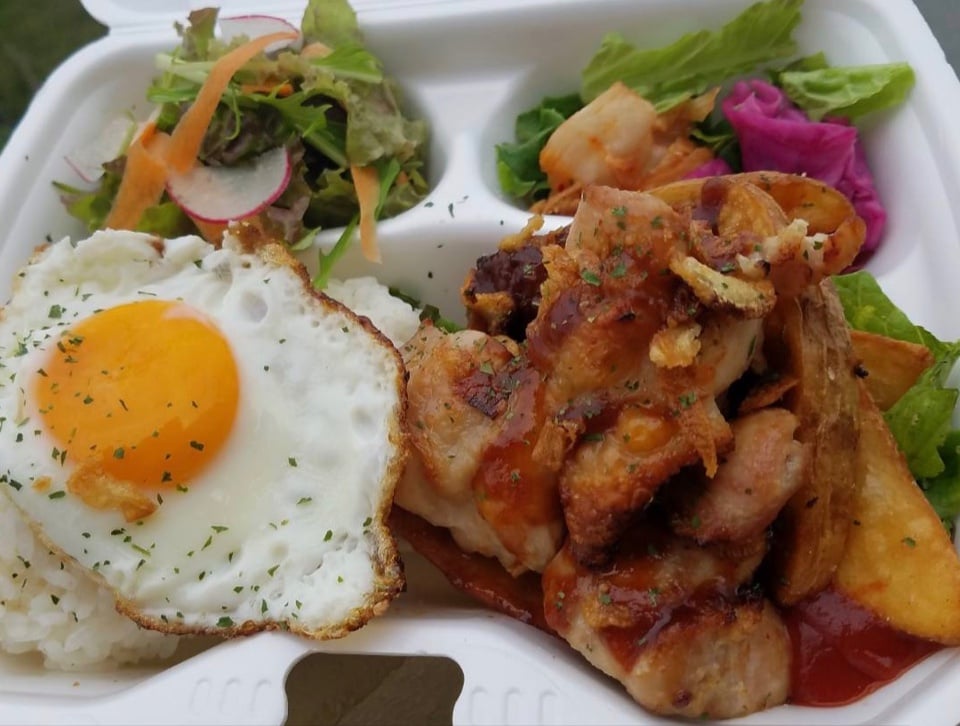 ガーリックチキンプレート