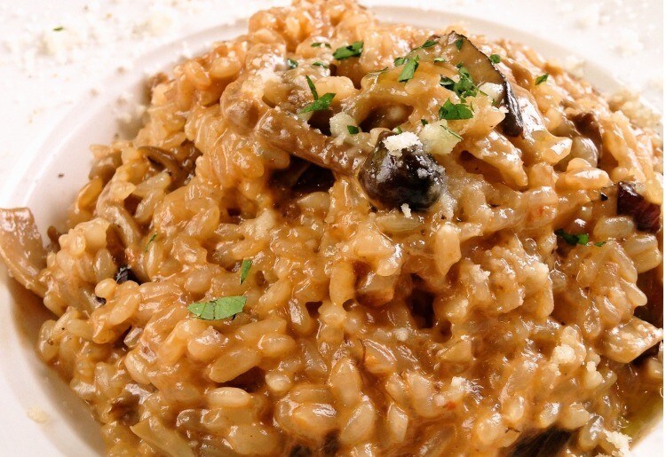 ポルチーニ茸と木の子のクリーミーリゾット