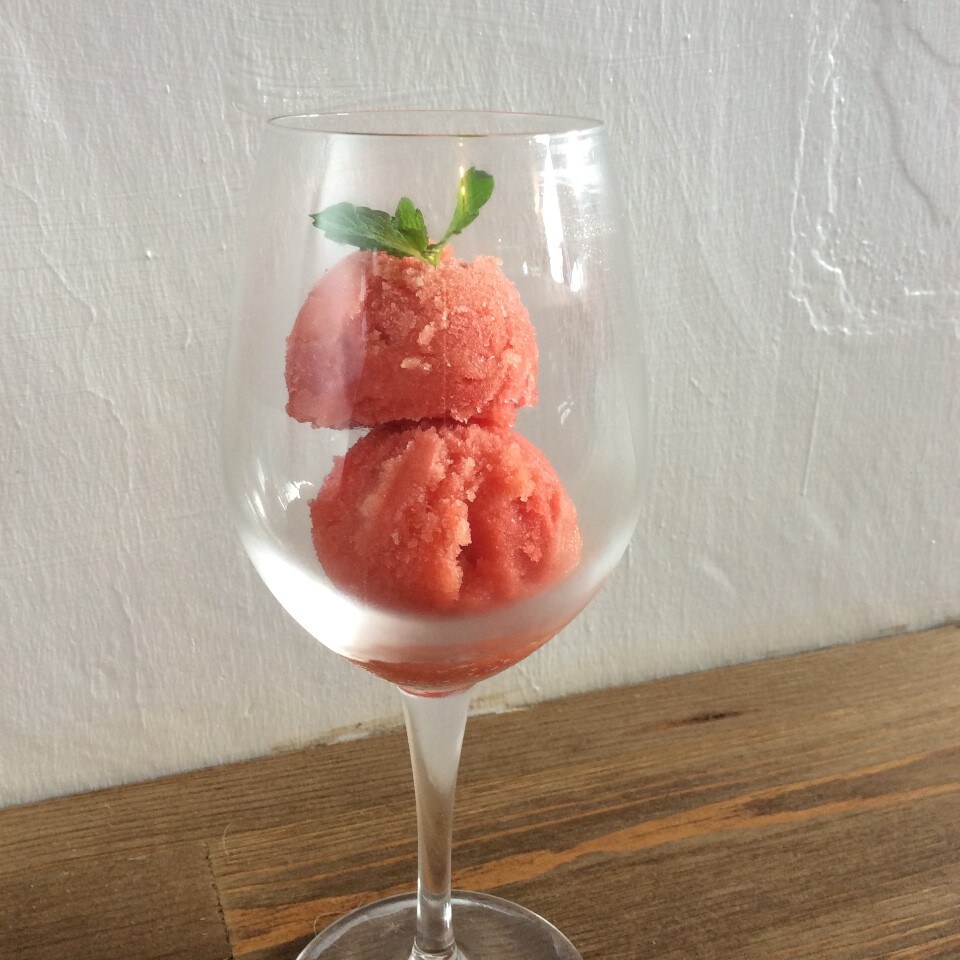 ブラットオレンジのソルベ