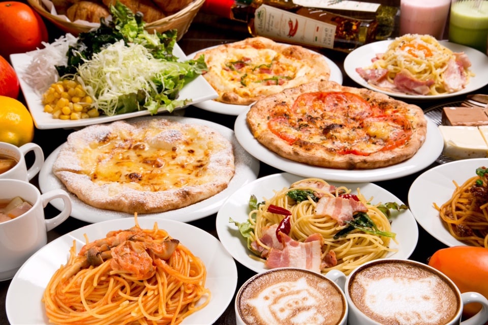 【シニア　平日ランチ】（６５歳以上）イタリアンビュッフェ（90分制）