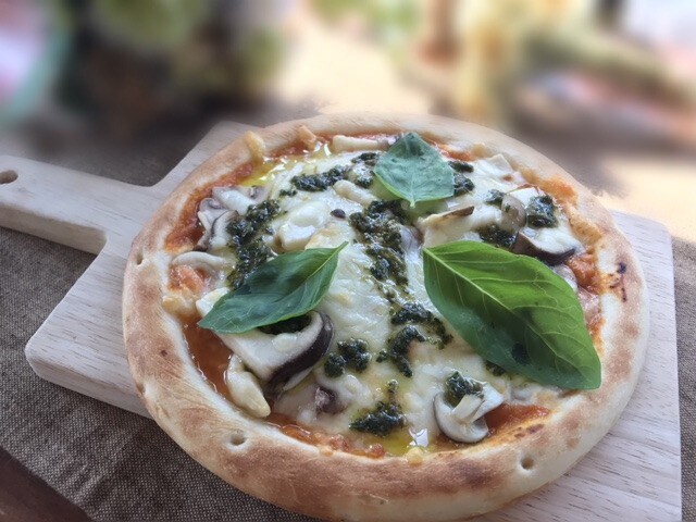 きのこのピザセット(ドリンクset)