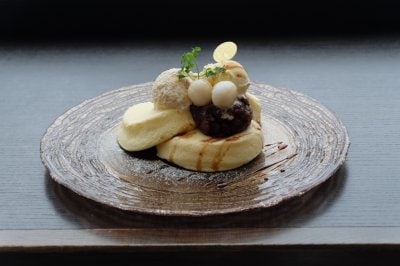 自家製ピーナッツクリームとあんこ