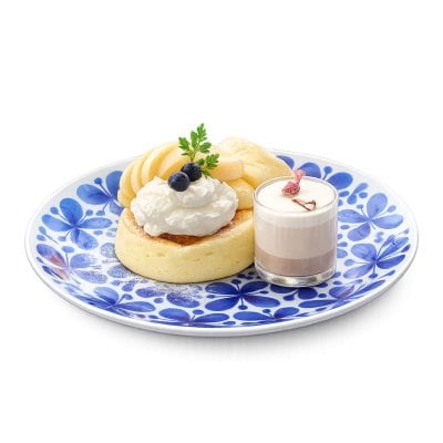 白桃とクリームチーズ＆アールグレイパンナコッタ