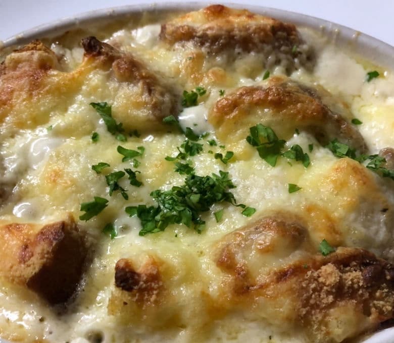 チーズにおぼれるフランスパン