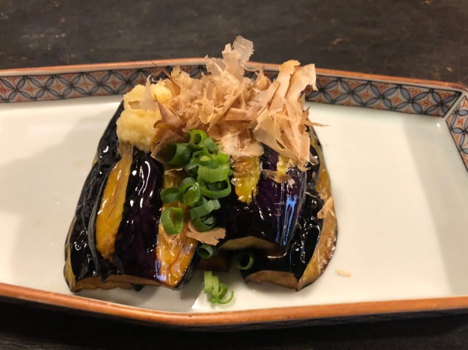 揚げナスびたし