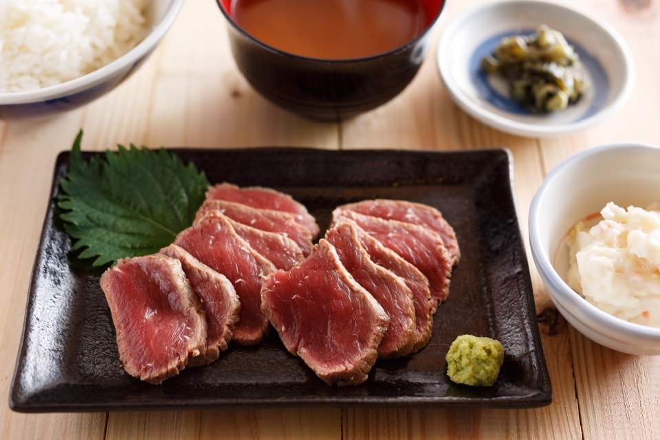 鯨のたたき御膳