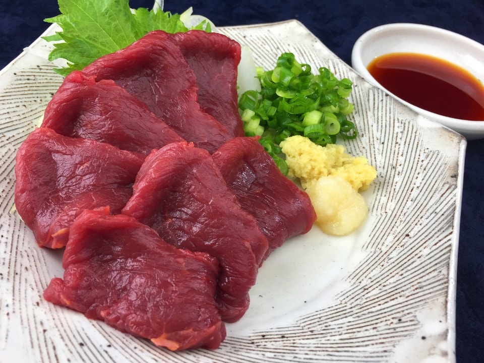 上ロース馬刺し