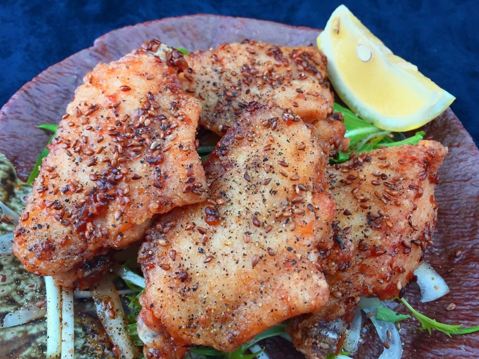 秘伝タレの手羽先揚げ