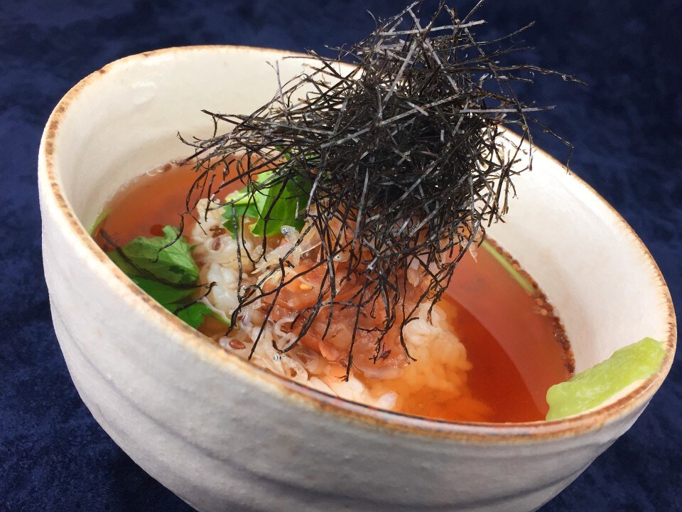 梅じゃこ茶漬け