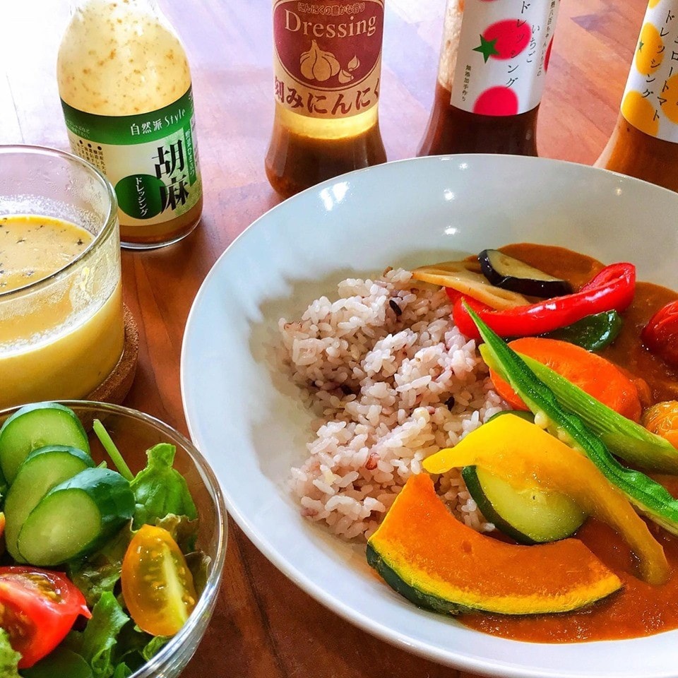 【オススメ】野菜たっぷりチキンカレーセット