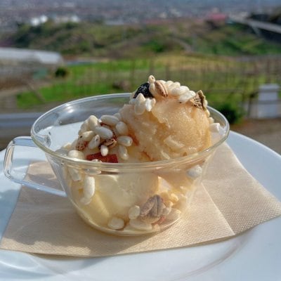 桃ジェラ･バニラMIX