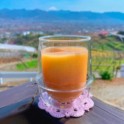 あらしぼり桃ジュース