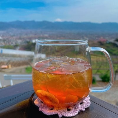 山梨県産ドライフルーツ ティー（アイス・ホット）