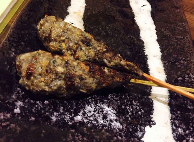 ブラックなつくね