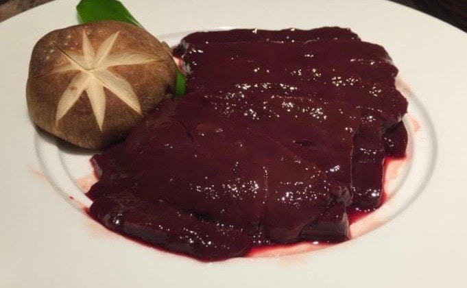 レバーステーキ