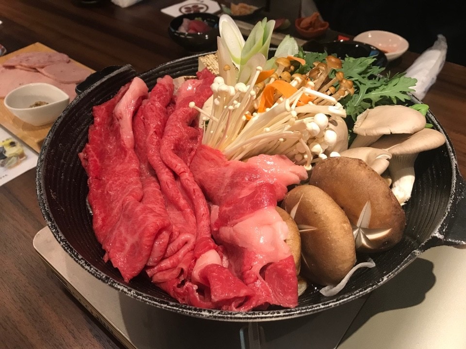 漢方牛すき焼きコース