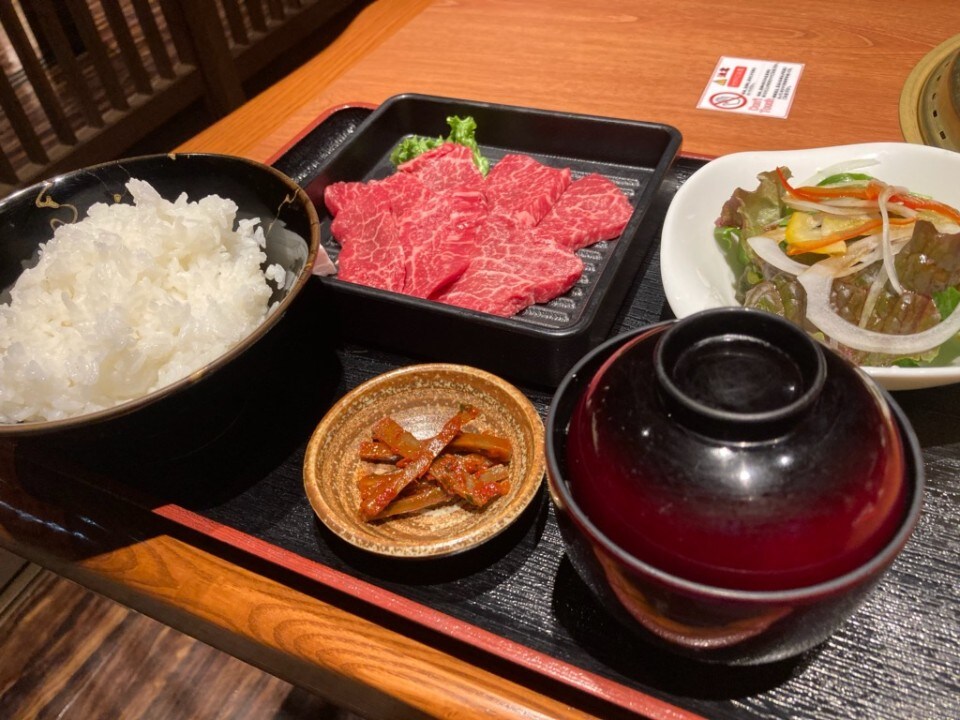 漢方牛赤身お食事セット