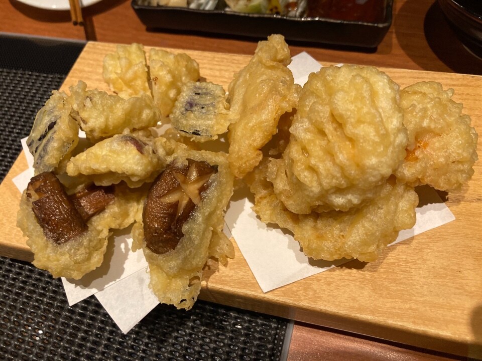 ホヤ天ぷら盛り合わせ