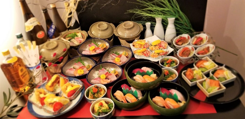 コロナ対応大皿コース　２時間飲み放題付き！