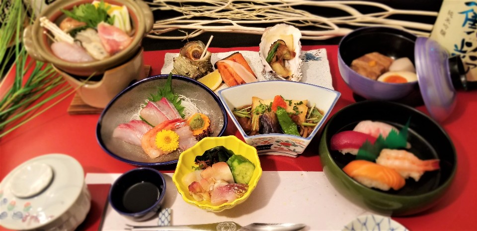 銘々お料理プラン6,000円（税込み）２時間飲み放題付き