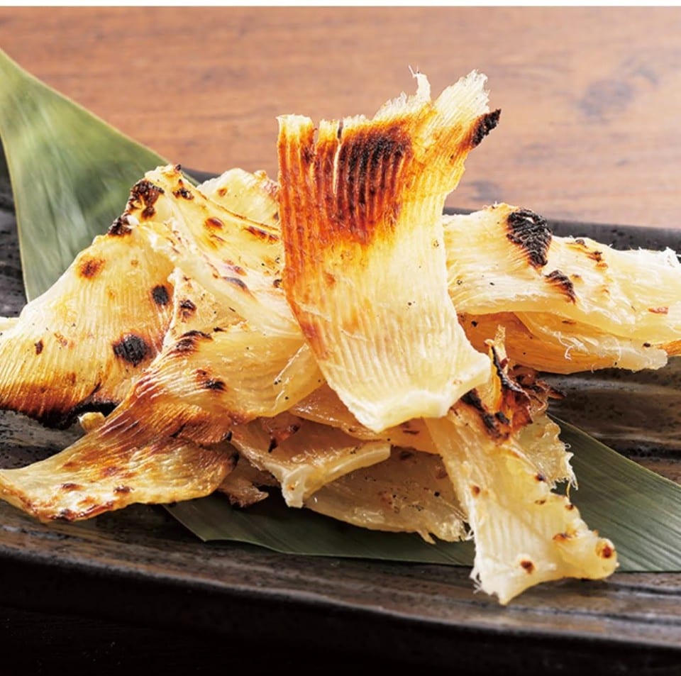 エイヒレの炭炙り