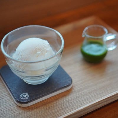 抹茶のアフォガード